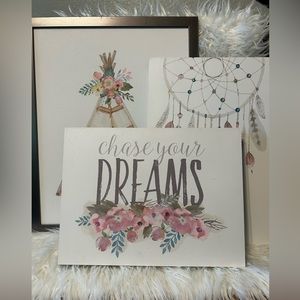 Girls wall art bundle